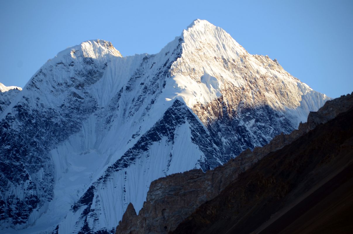 23 Nakpo Kangri Close Up Just before Sunset From Gasherbrum North Base Camp In China 